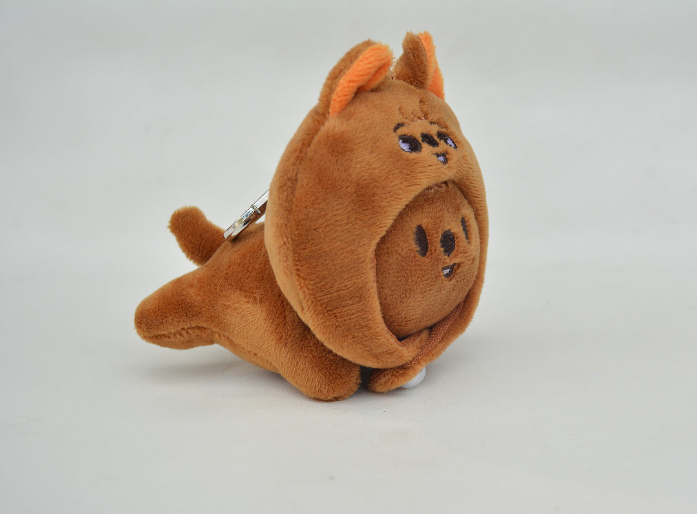 Stray Kidz 2026 SKZOO Heart Keychain with Hat Accessories