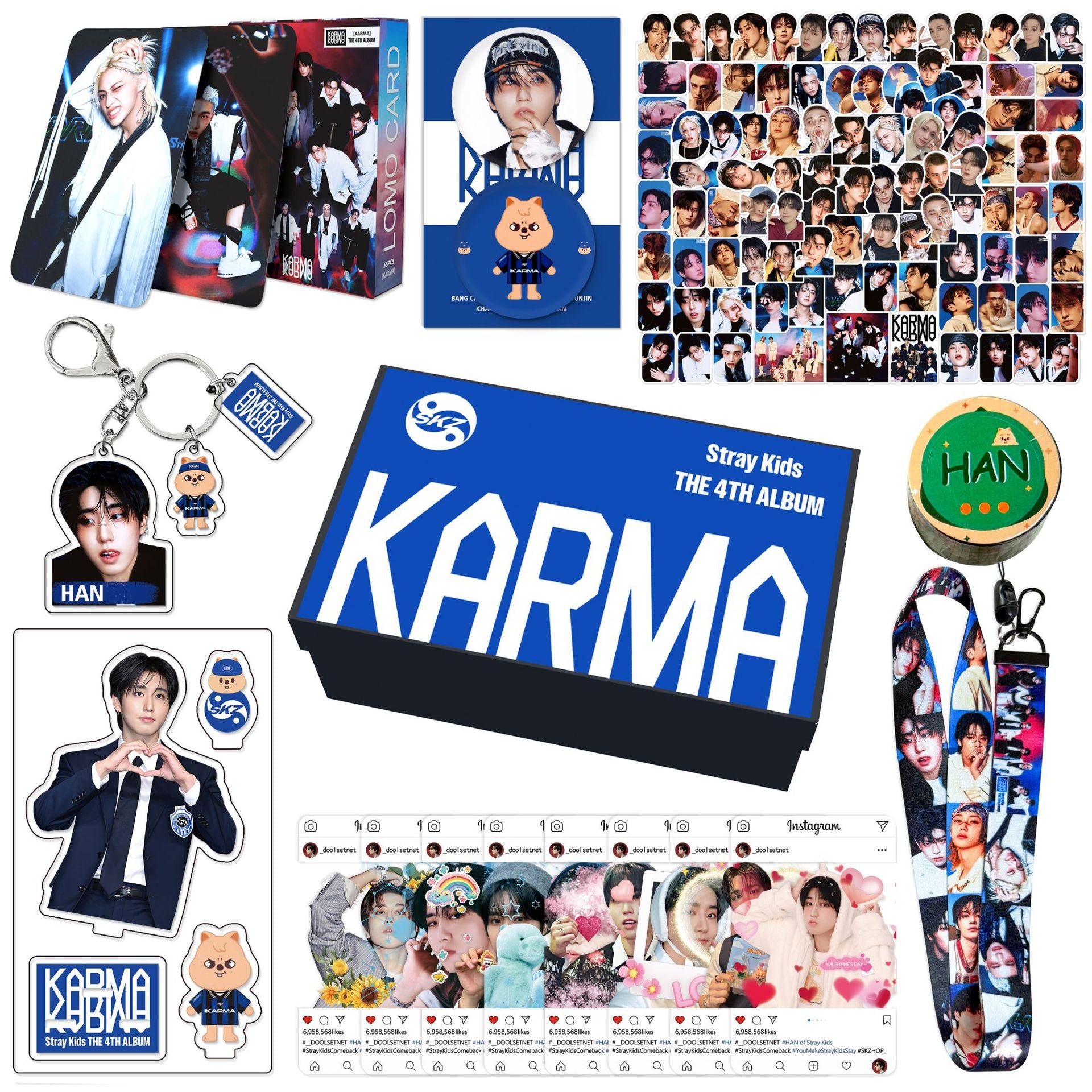 Stray Kids KARMA Album Solo Member Gift Box