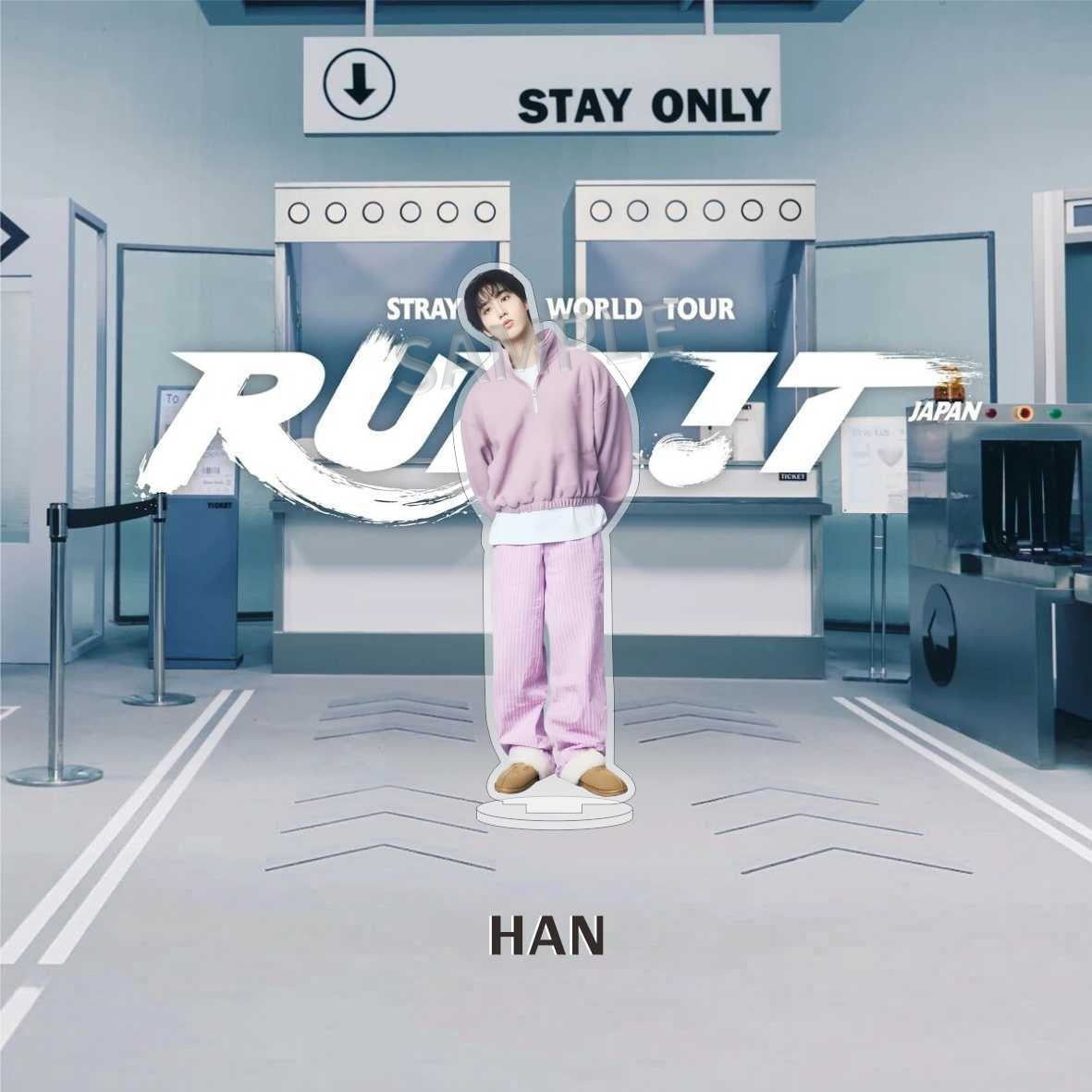 Stray Kids Run It 2026 Standee Merch