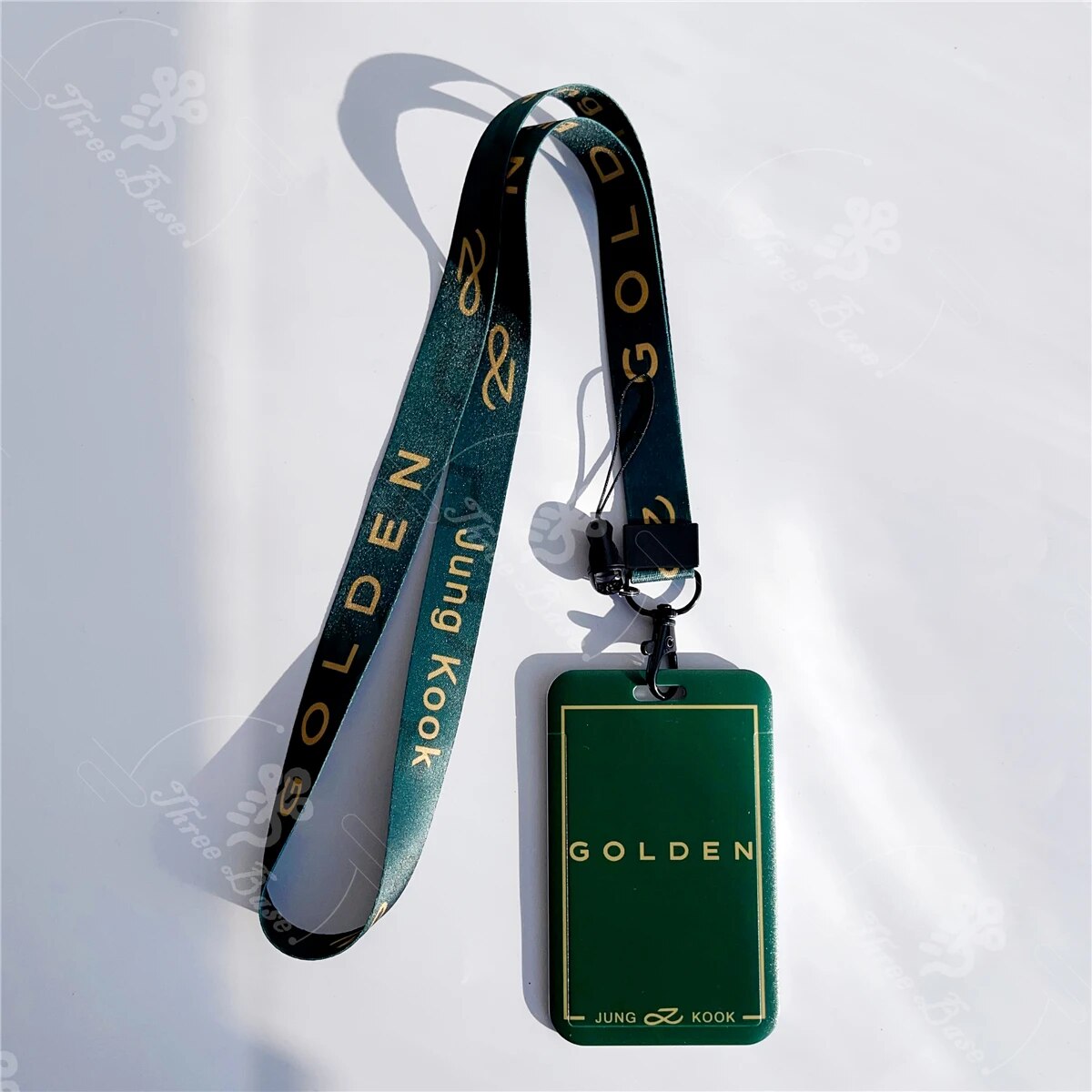 Jungkook Golden Card Holder with Lanyard