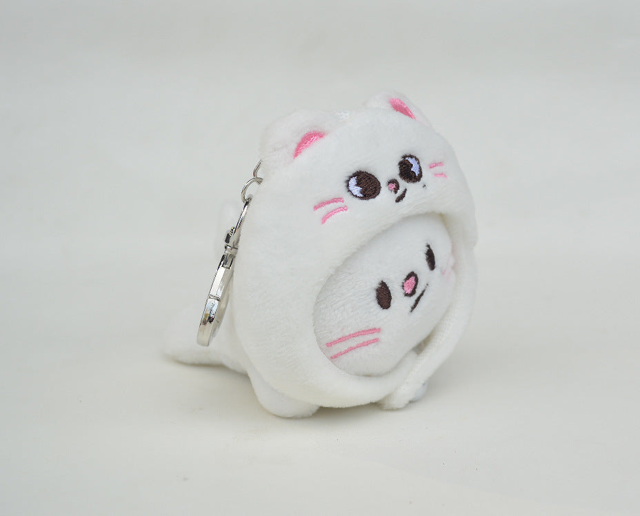 Stray Kidz 2026 SKZOO Heart Keychain with Hat Accessories