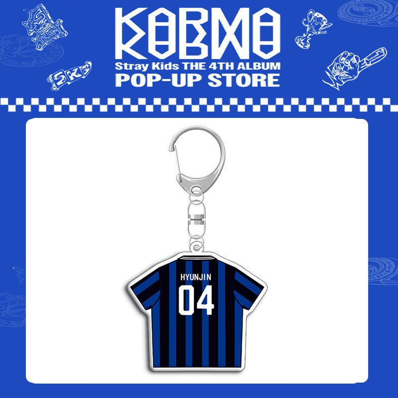 Stray Kids KARMA 2025 Shirt Keychains Rings