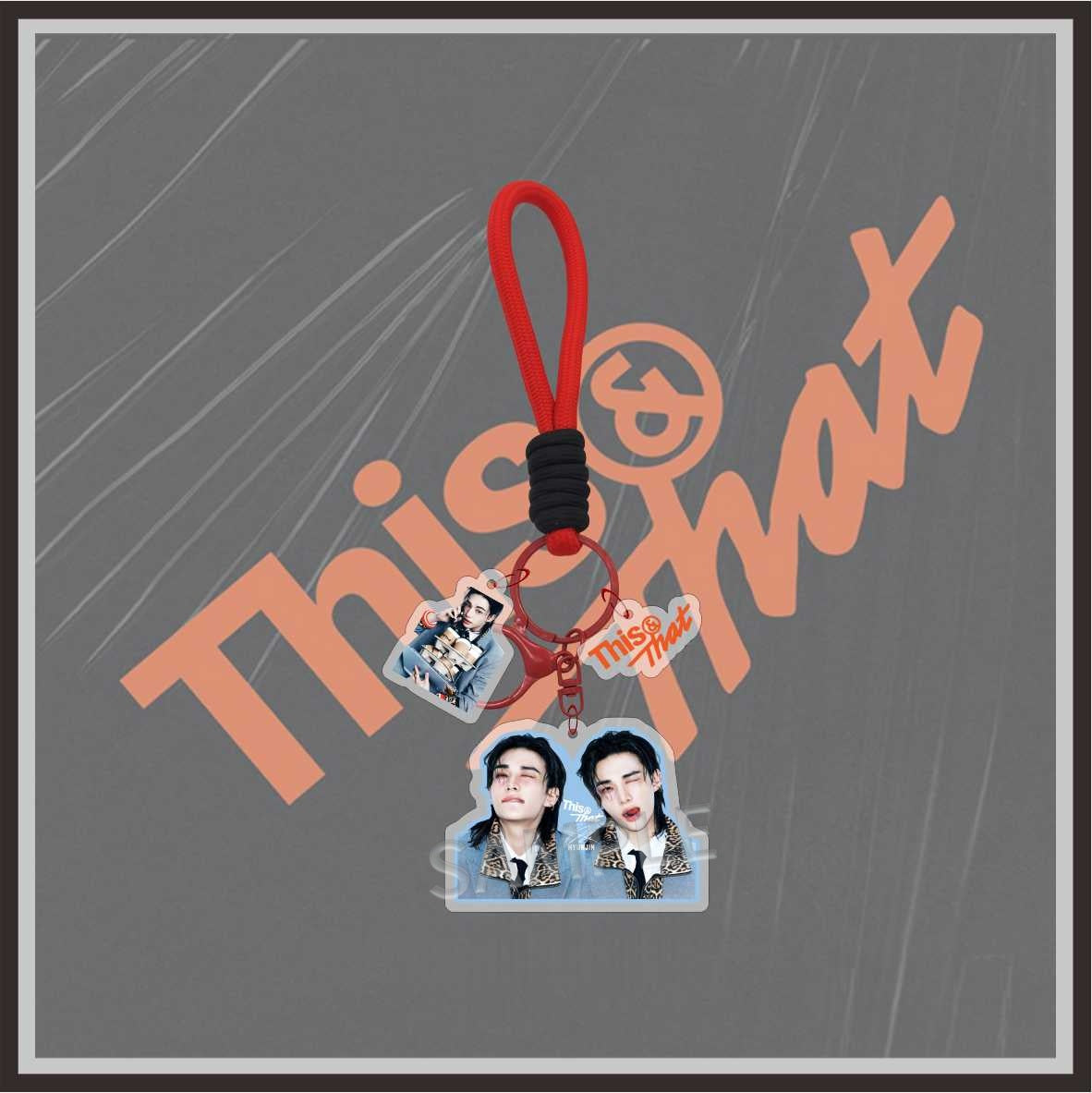 Straykids This & That Keychain Orange Accessories
