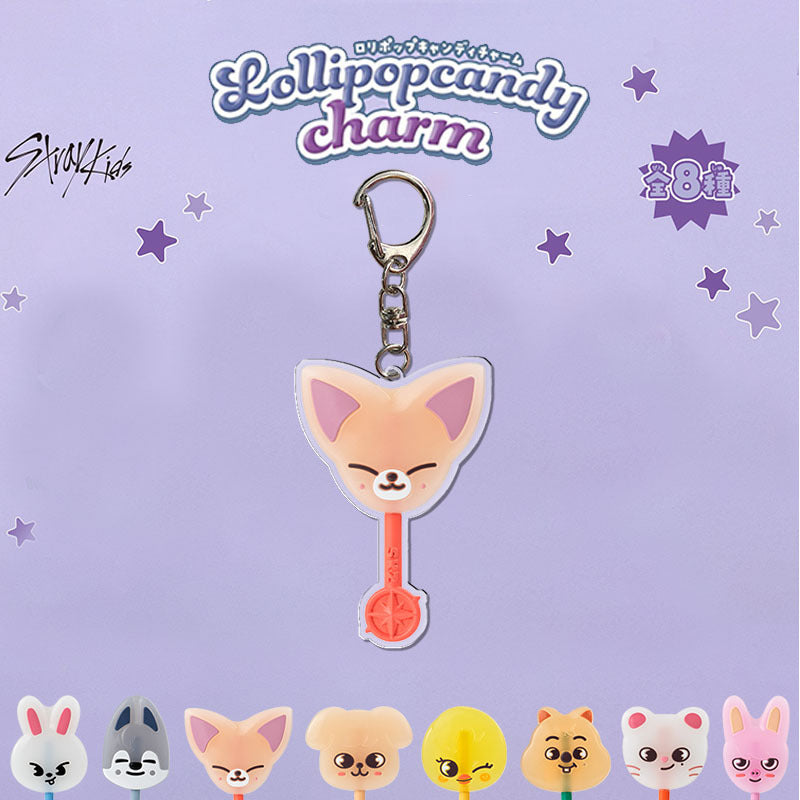 Stray Kids SKZOO Lollipop Candy Keychain