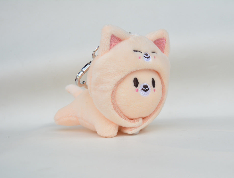 Stray Kidz 2026 SKZOO Heart Keychain with Hat Accessories