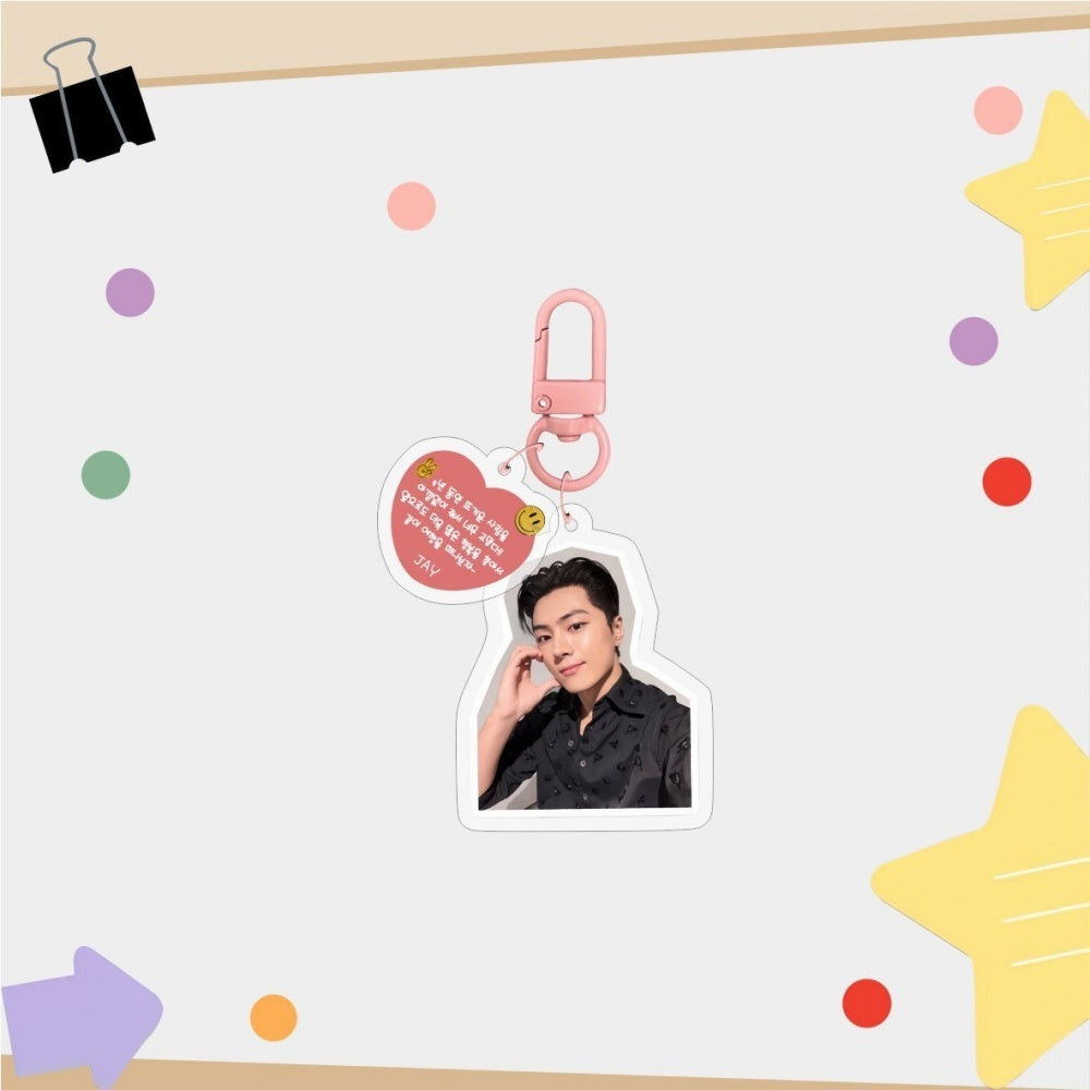 Enyhpen Heart Keychain Accessories