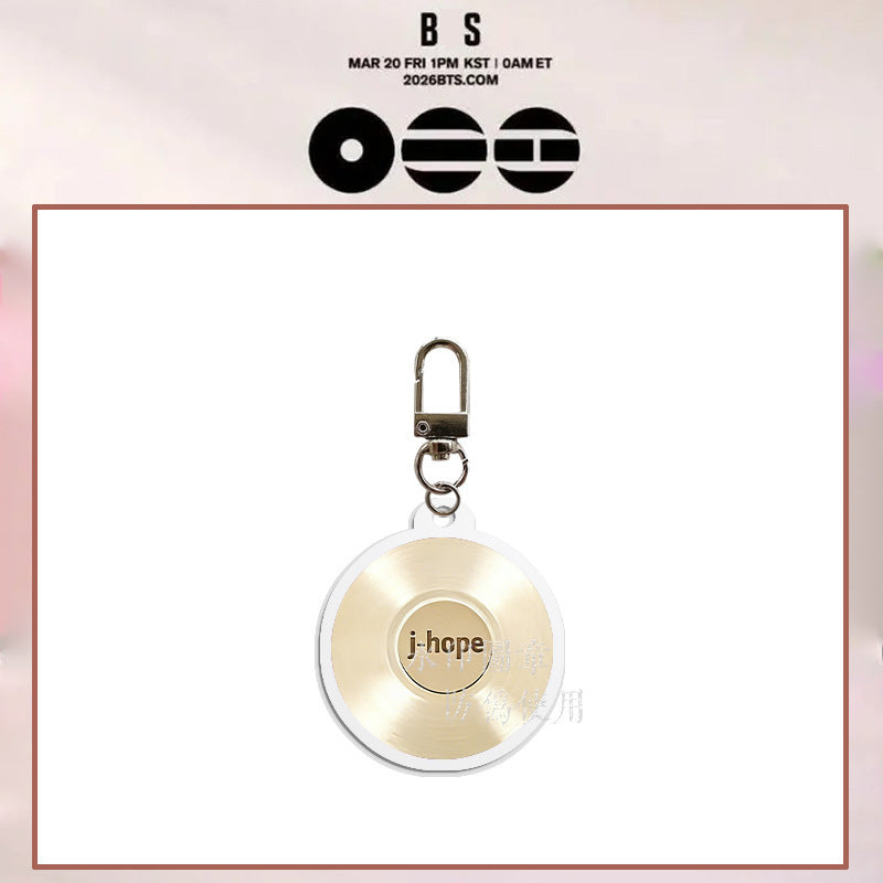 Bangtan Boys 2026 World Tour CD Keychain Accessories