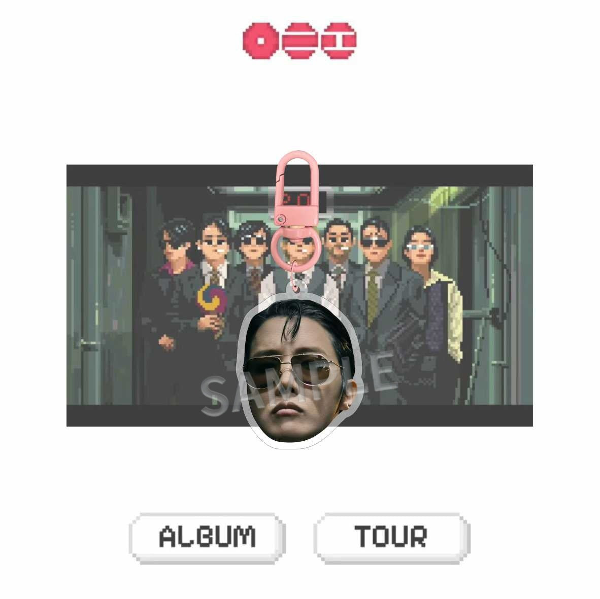 Bangtan Boys 2026 Arirang Tour Face Keychain