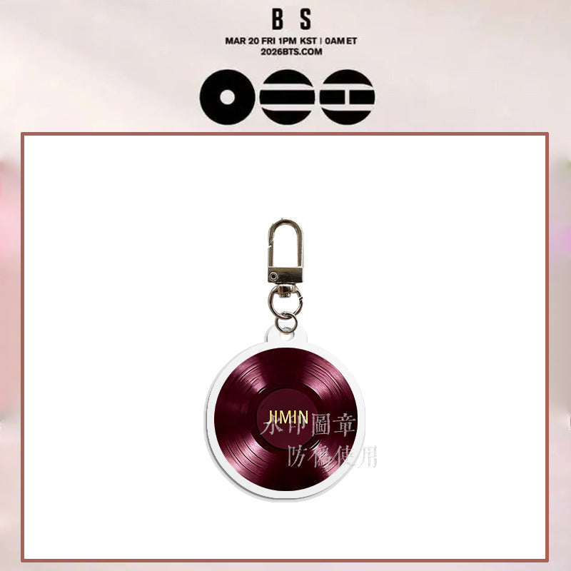 Bangtan Boys 2026 World Tour CD Keychain Accessories