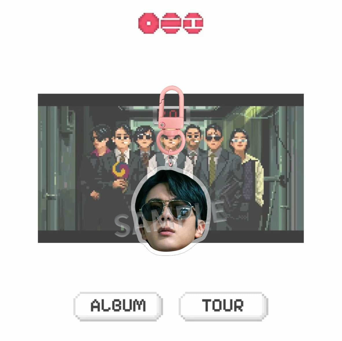 Bangtan Boys 2026 Arirang Tour Face Keychain
