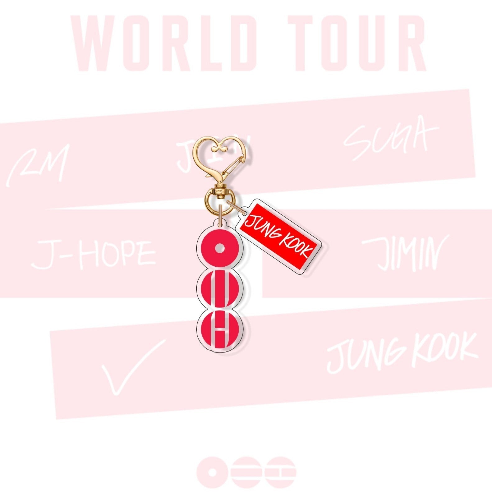 Bangtan Boys 2026 Arirang Names Keychain