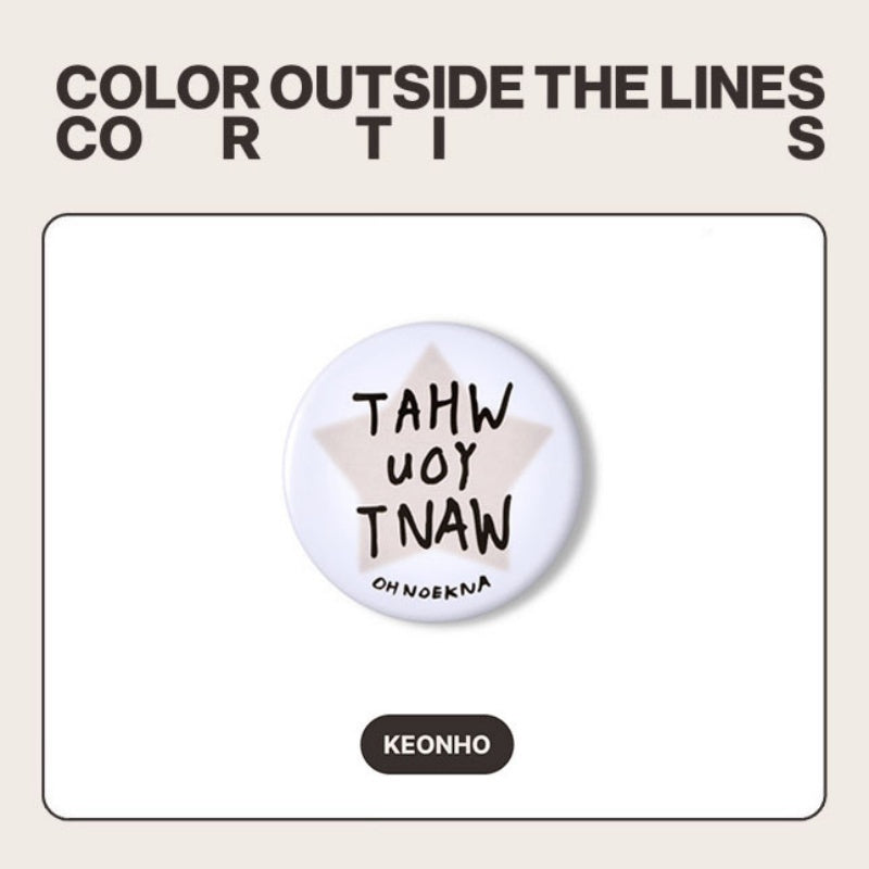 Cortis NEW Group Outside The Lines Brooch Pins Accessories