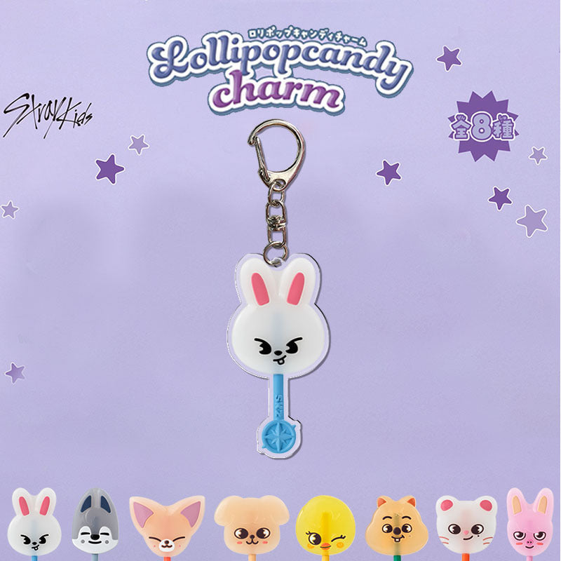 Stray Kids SKZOO Lollipop Candy Keychain