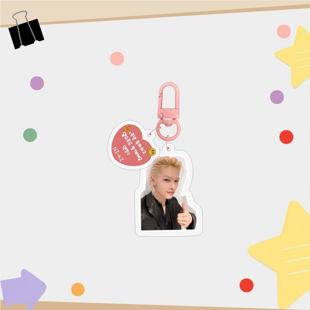 Enyhpen Heart Keychain Accessories