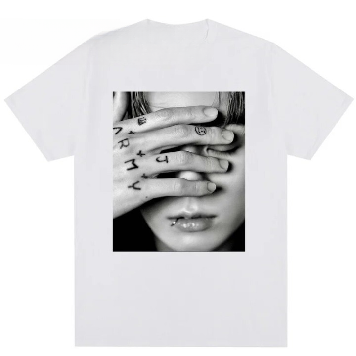 Bangtan Boys Jungkook Black and White Design Shirt