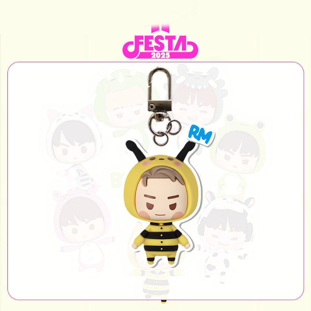 Bangtan 2025 FESTA Mini Members Cartoons Keychain