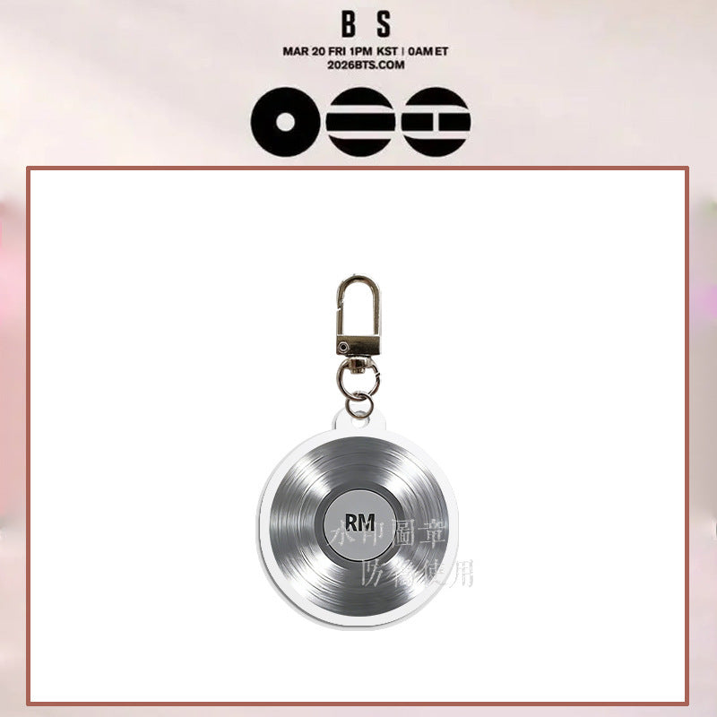 Bangtan Boys 2026 World Tour CD Keychain Accessories