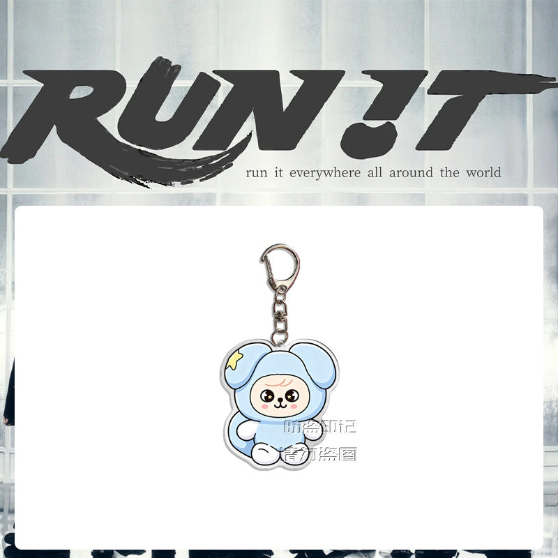 Straykids 2026 Run It Keychain Accessories