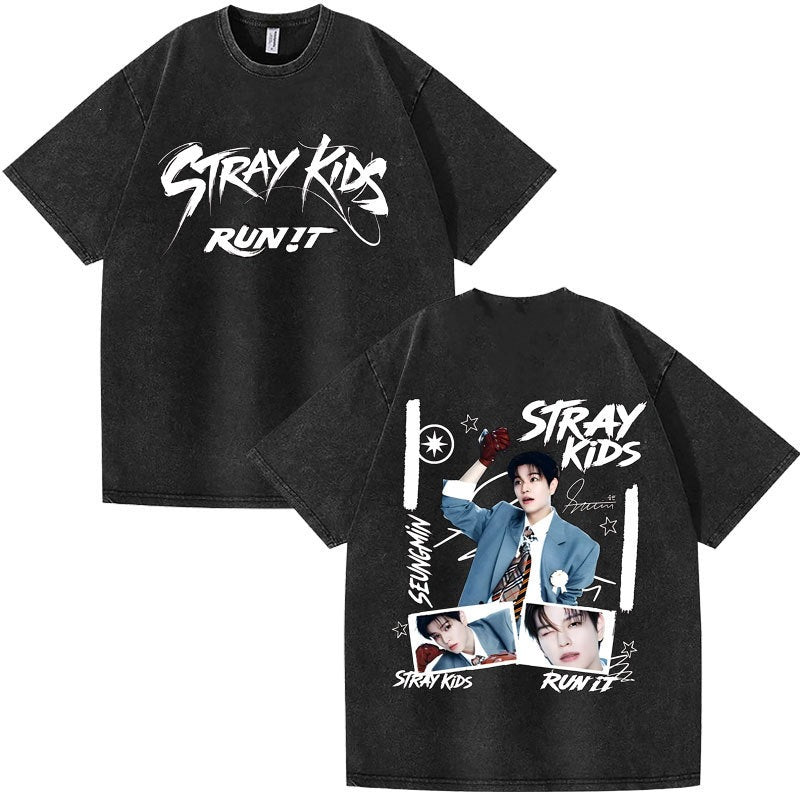 Stray Kids Run It 2026 New Member Shirt Merch