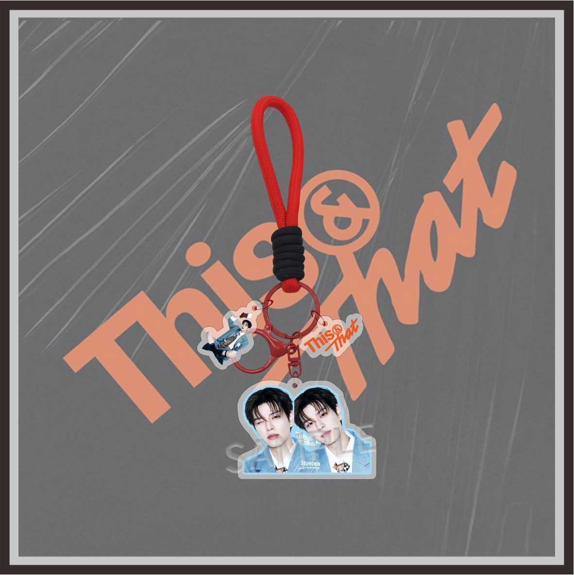 Straykids This & That Keychain Orange Accessories