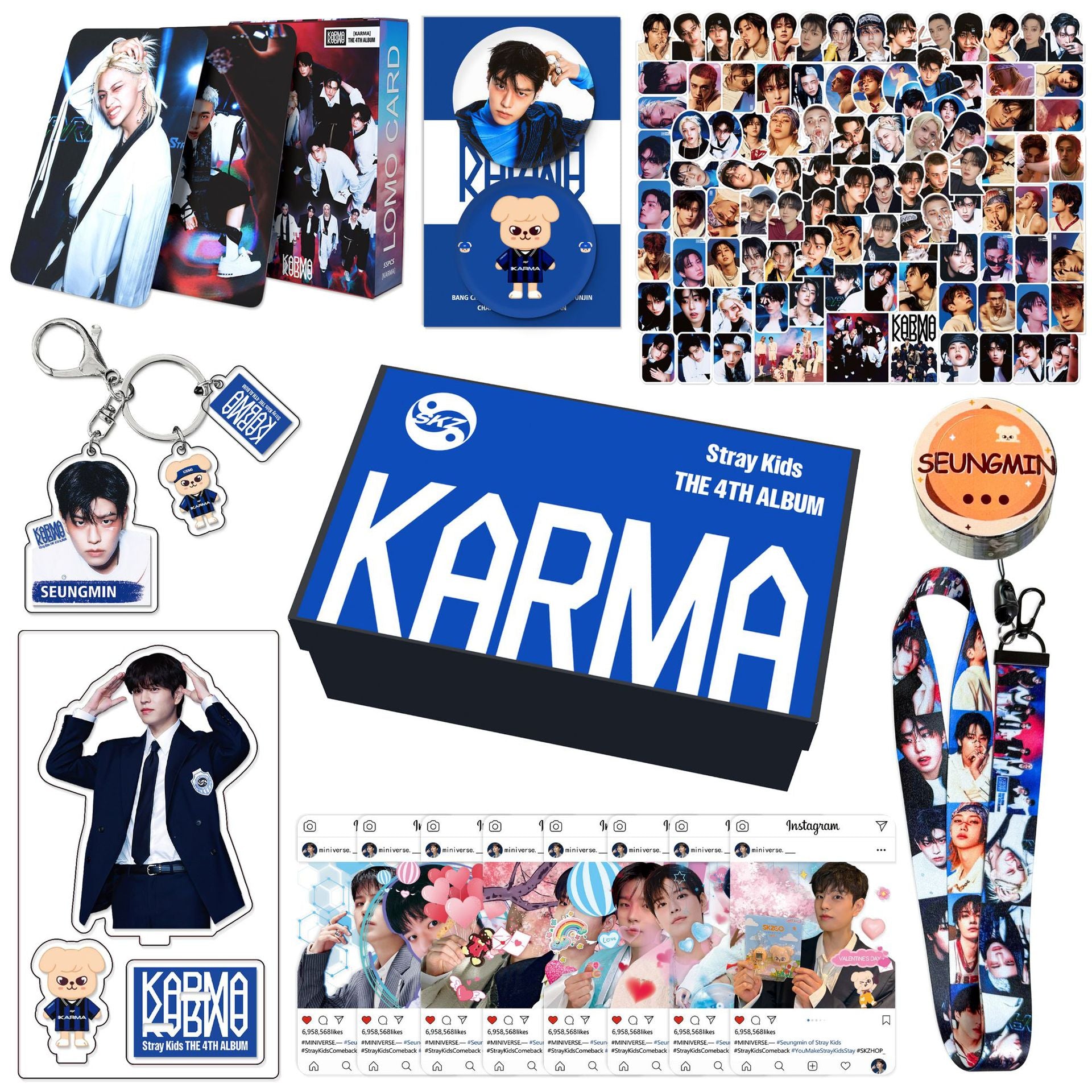 Stray Kids KARMA Album Solo Member Gift Box