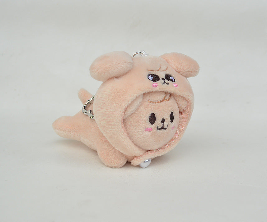 Stray Kidz 2026 SKZOO Heart Keychain with Hat Accessories