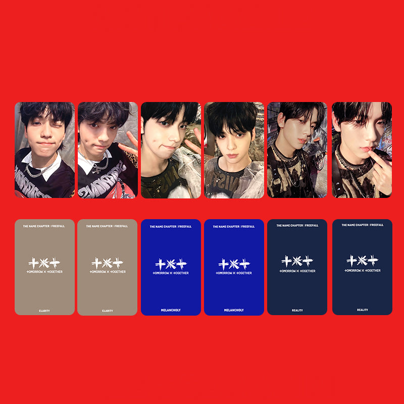 TXT Free Fall Photocards Selfie Collection