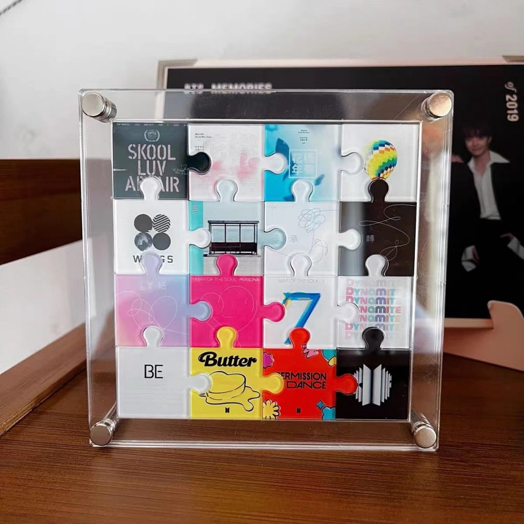 Bangtan Boys Album Cover Puzzle Frame Display