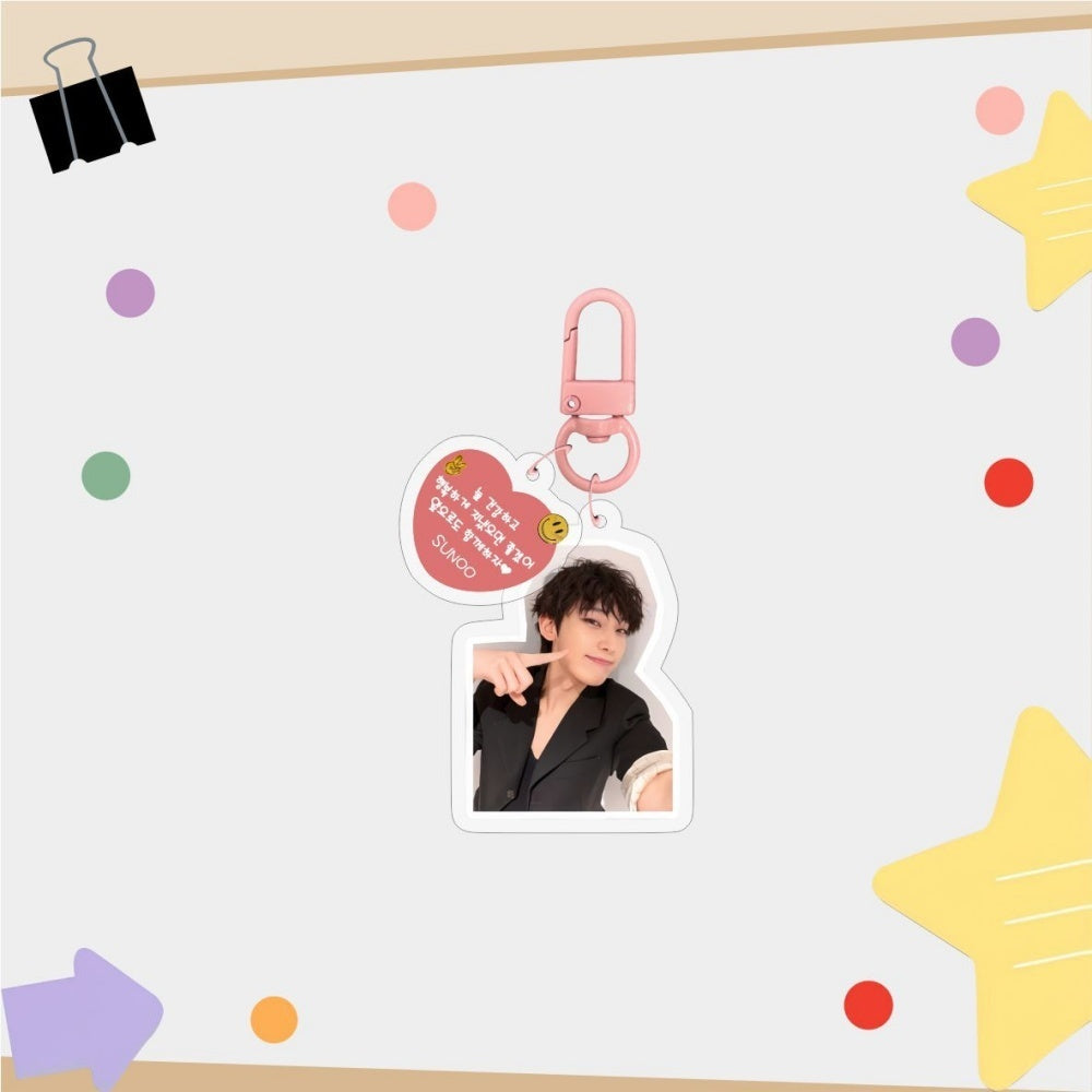 Enyhpen Heart Keychain Accessories