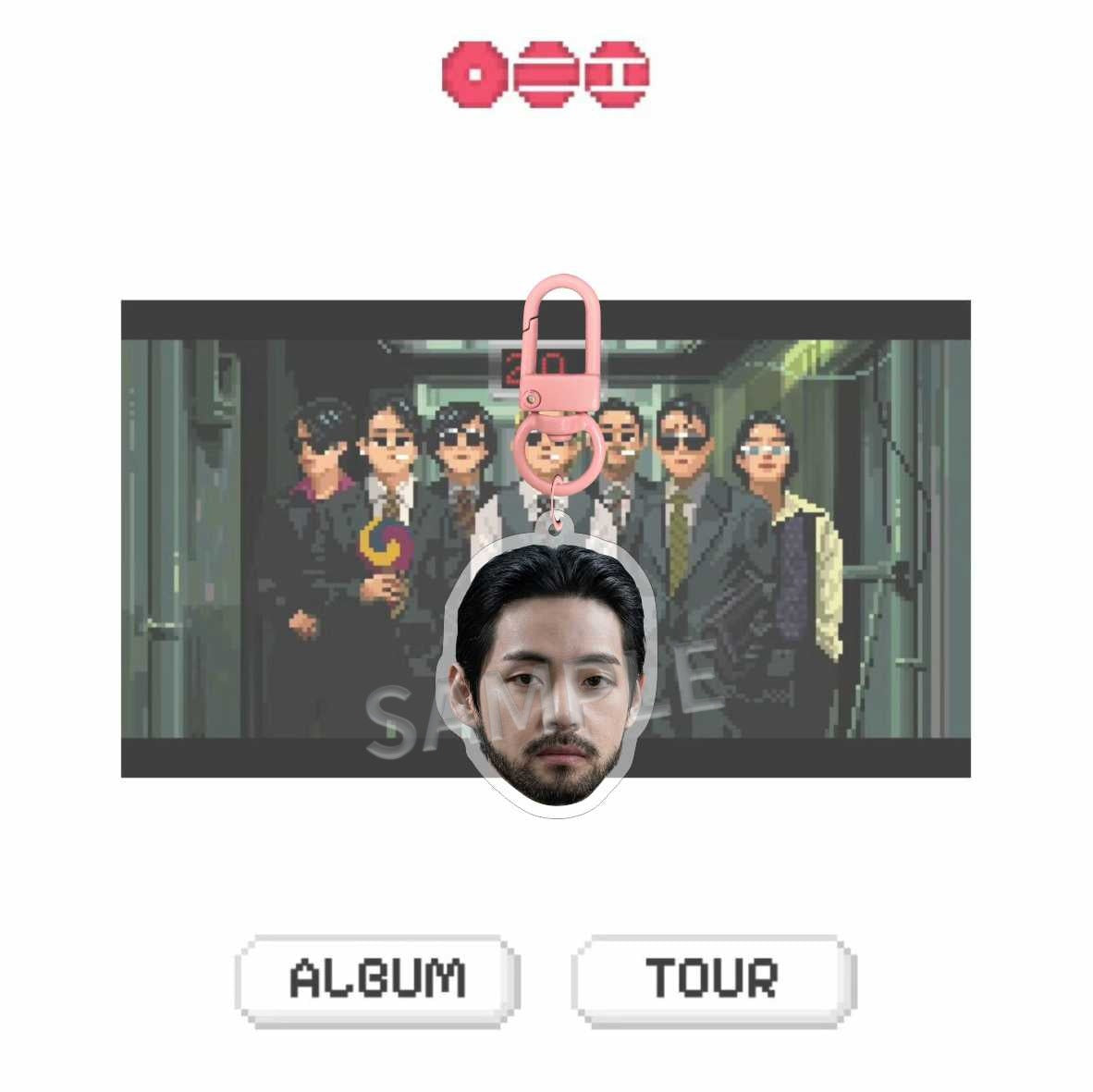 Bangtan Boys 2026 Arirang Tour Face Keychain