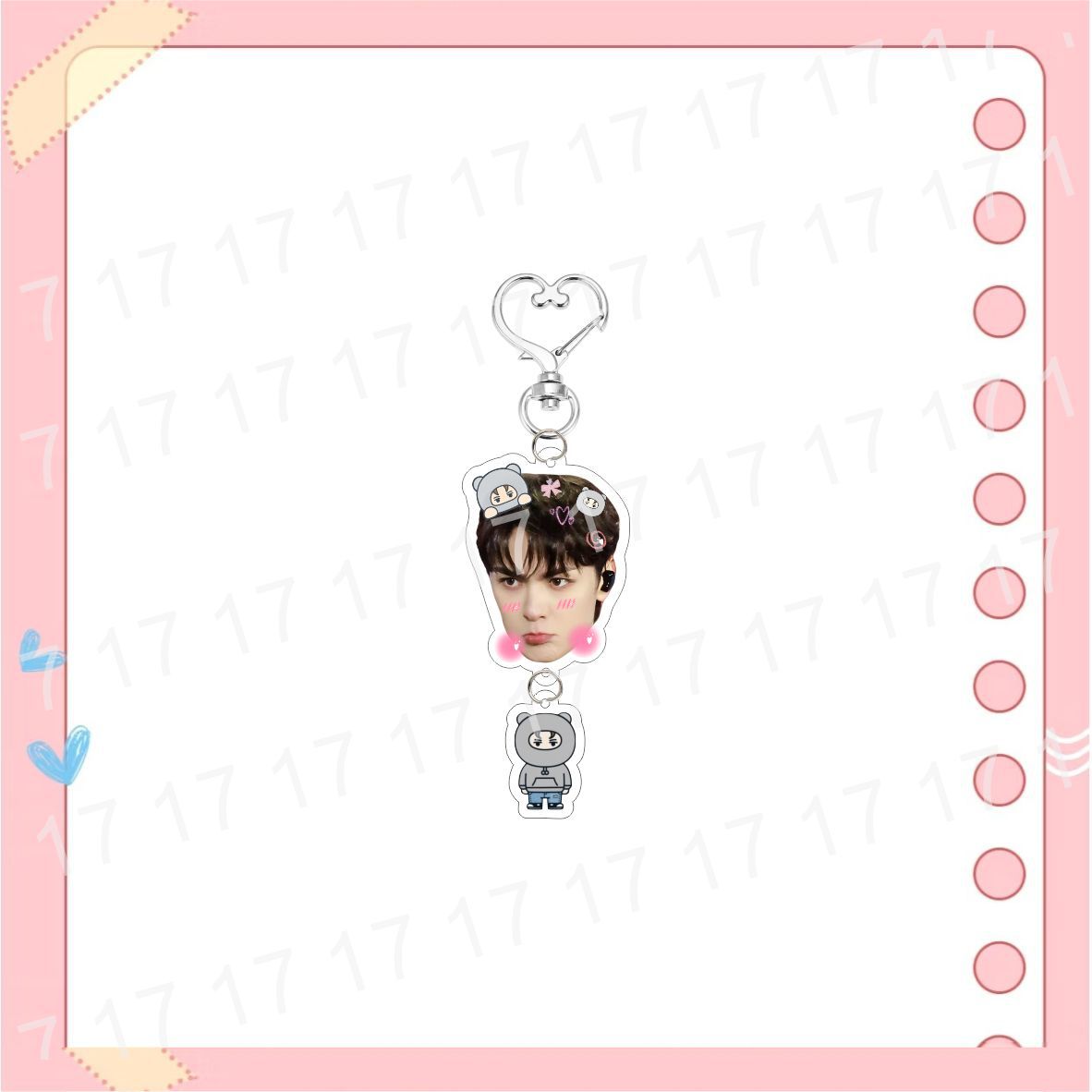 SVT New 2026 Cute Head Keychain Accessories