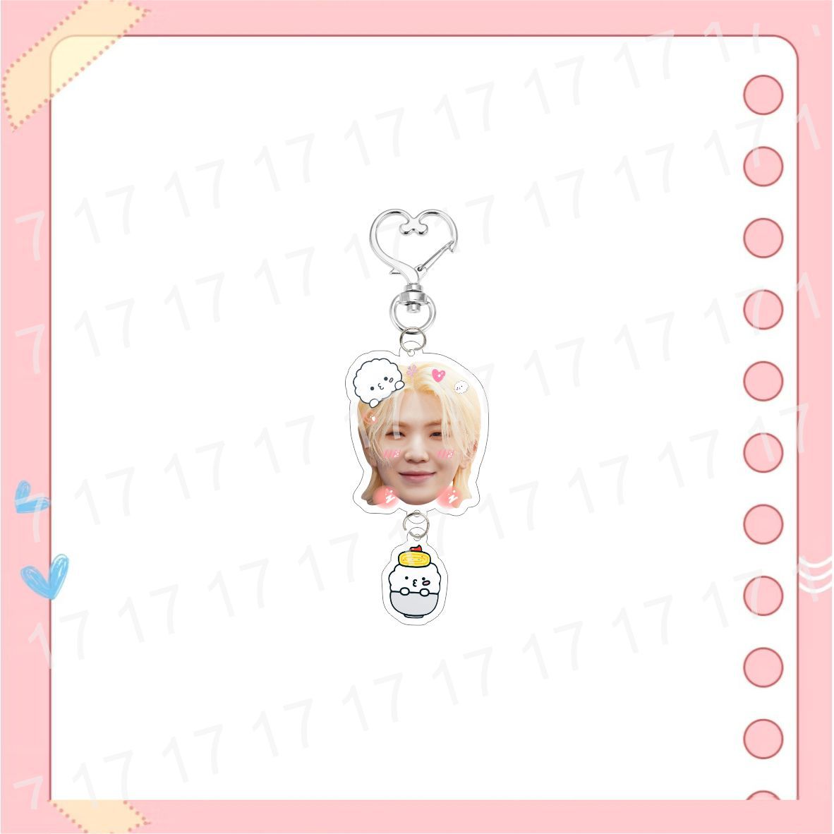 SVT New 2026 Cute Head Keychain Accessories