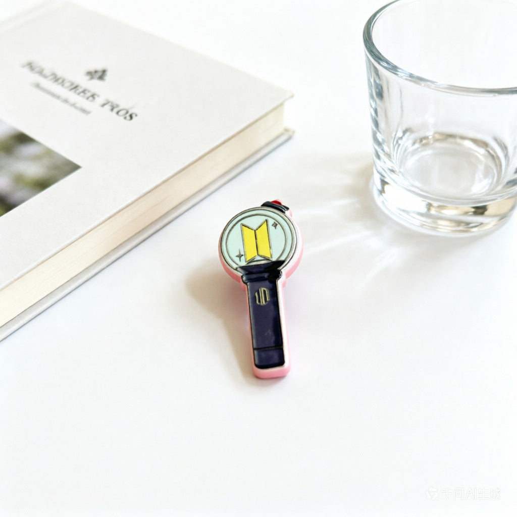 Bangtan Light Stick Style Brooch Pins Accessories
