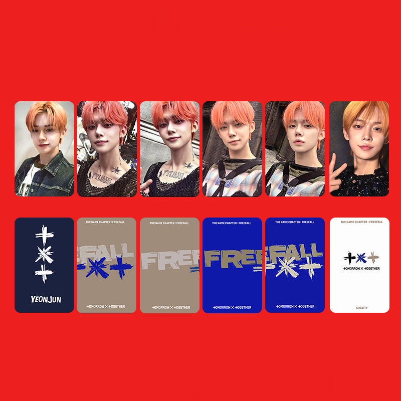 TXT Free Fall Photocards Selfie Collection